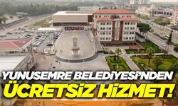 Yunusemre'de 100. Yıl Meydanı'na Ücretsiz Hizmet Başlıyor