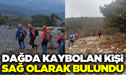 Balıkesir'de kaybolan kişi sağ olarak bulundu