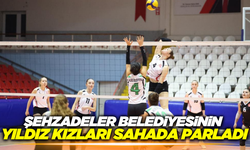 Şehzadeler Belediyesi Yıldız Kızlar Voleybol Takımı'ndan heyecan dolu zafer