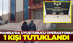 Manisa'da uyuşturucu ticaretine darbe! 1 kişi tutuklandı