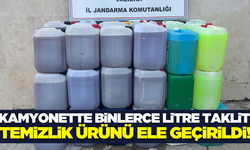 Afyonkarahisar'da binlerce litre taklit temizlik ürünü ele geçirildi!