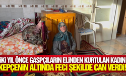 Afyonkarahisar'da iş makinesinin çarptığı kadın can verdi