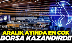 Aralık ayında borsa kazandı, euro ve altın kaybetti