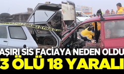 Aşırı sis kazaya neden oldu! 3 kişi hayatını kaybetti