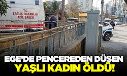 Aydın'da 3. katın penceresinden düşen yaşlı kadın öldü!