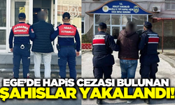 Aydın'da her yerde aranana şahıslar, jandarmaya yakalandı