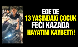 Aydın'da motosiklet kazasında ağır yaralanan çocuk hayatını kaybetti