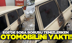 Aydın'da soba borusunu temizliği yangına neden oldu!