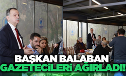 Başkan Balaban gazetecilerle bir arada!