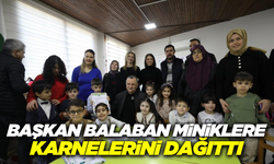 Yunusemreli eğitim gören minikler karnelerini aldı