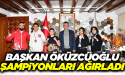 Başkan Öküzcüoğlu uluslararası başarı kazanan sporcularla bir araya geldi