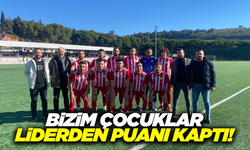 Sarıgöl Gençlerbirliği Belediyespor, liderle deplasmanda berabere kaldı