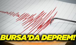 Bursa'da 4 büyüklüğünde deprem!