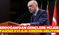 Cumhurbaşkanı Erdoğan'dan evlilik kredisi açıklaması