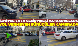 Duyarsız sürücüler yayalara yol vermedi