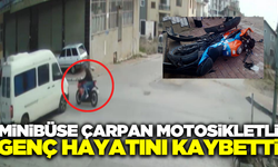 Uşak'ta motosiklet ile minibüs çarpıştı: 1 ölü