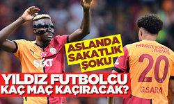 Galatasaray'ın yıldız futbolcusundan kötü haber