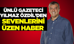 Gazeteci Yılmaz Özdil'den kötü haber geldi