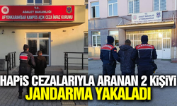 Afyonkarahisar'da hapis cezasıyla aranan zanlılar jandarmaya yakalandı