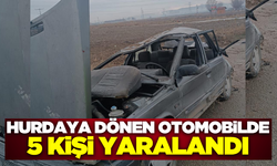 Afyonkarahisar'da kontrolden çıkan otomobil takla attı: 5 yaralı