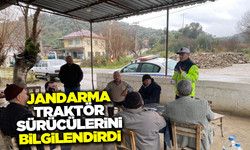 Jandarma ekipleri çiftçileri bilgilendirdi