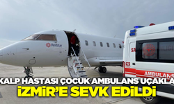 Van'da tedavi gören çocuk ambulans'la İzmir'e sevk edildi