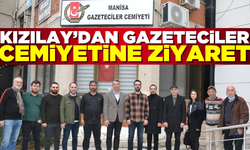 Kızılay Başkanı Gürsel, Gazeteciler Cemiyeti'ni Ziyaret Etti: "Manisa'da Aç Yatan Kalmasın"