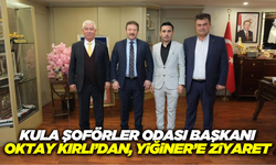 Kula Şoförler Odası Başkanı, esnafın sorunlarını Federasyon Başkanı'na aktardı