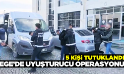 Kütahya'da eş zamanlı uyuşturucu operasyonu: 5 kişi tutuklandı