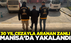 Manisa'da 30 yıl kesinleşmiş hapis cezası bulunan hükümlü yakalandı