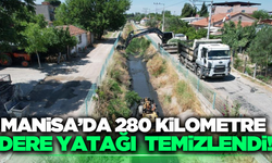 Manisa'da dere yatakları temizlendi