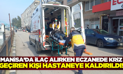 Manisa'da epilepsi krizi geçiren genç hastaneye kaldırıldı