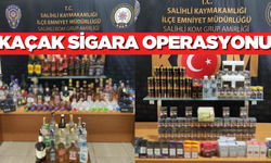 Salihli'de kaçak sigara operasyonunda 2 kişi yakalandı