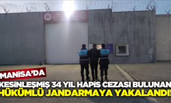 Manisa'da cinayet zanlısı firari hükümlü jandarmaya yakalandı