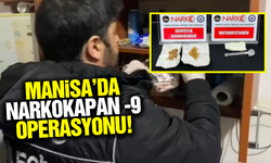 Manisa'da Narkokapan-9 operasyonu