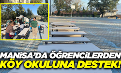 Manisa'da öğrencilerden anlamlı sosyal sorumluluk projesi