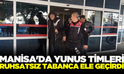 Manisa'da otomobillerinde ruhsatsız tabanca bulunan 4 kişi yakalandı