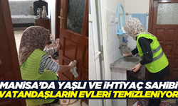 Manisa'da kadın ekiplerden yaşlı ve kimsesiz bireylere destek