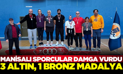 Manisalı sporcular altın madalyaları topladı