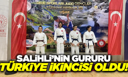 Salihli'nin gururu şampiyonada Türkiye ikincisi oldu!