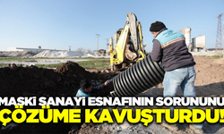 MASKİ sanayi esnafının sorununu giderdi