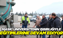 MASKİ'den personeline Kanal Açma İş Ekipmanları Operatörlüğü Eğitimi