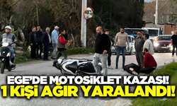 Muğla'da kontrolden çıkan motosiklet devrildi: 1 ağır yaralı