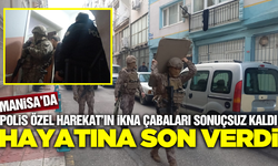 Manisa'da 3 saatlik ikna çabaları sonuçsuz kaldı: Kafasına sıkarak hayatına son verdi!