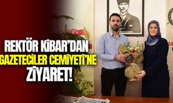 Rektör Rana Kibar'dan Gazeteciler Cemiyeti Başkanı Aydın'a ziyaret!