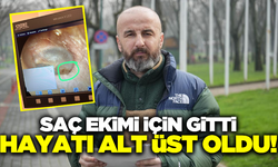 Saç hayali için gitti, kulaklarından oldu