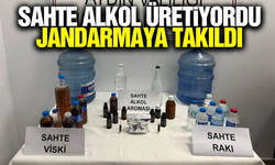 Aydın'da sahte alkol operasyonu!