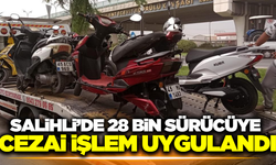 Salihli'de 1 yılda 106 bin araç denetlendi!