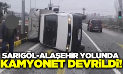 Sarıgöl-Alaşehir yolunda trafik kazası!