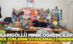 Sarıgöllü minik öğrenciler Türk Kültürünü öğreniyor